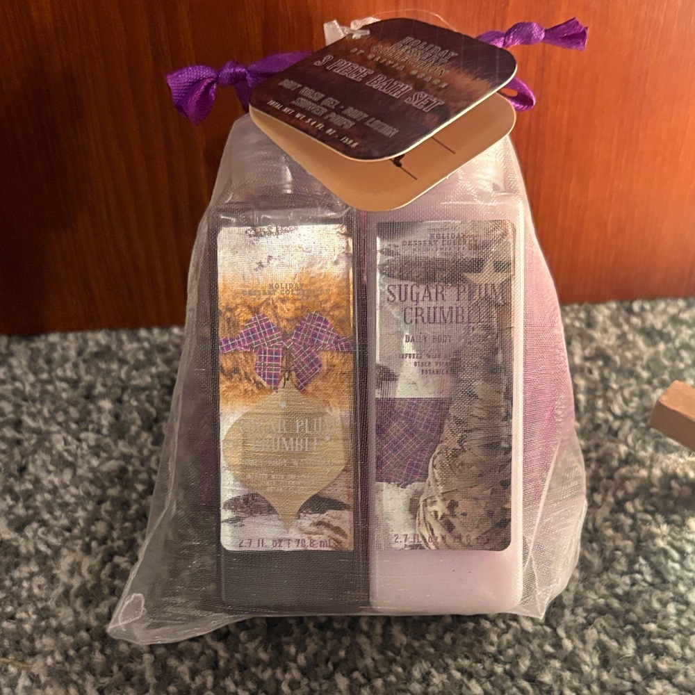 3 Piece Bath Set Floral FREE W BUNDLE